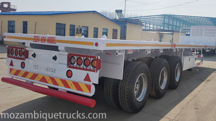 Flat Deck Semi Trailer for Sale in Mozambique