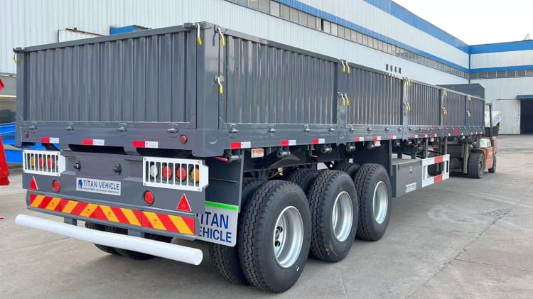 3 Axle 60 Ton Drop Side Trailers