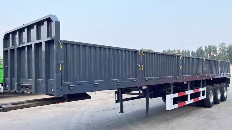 3 Axle 60 Ton Drop Side Trailers for Sale in Mozambique