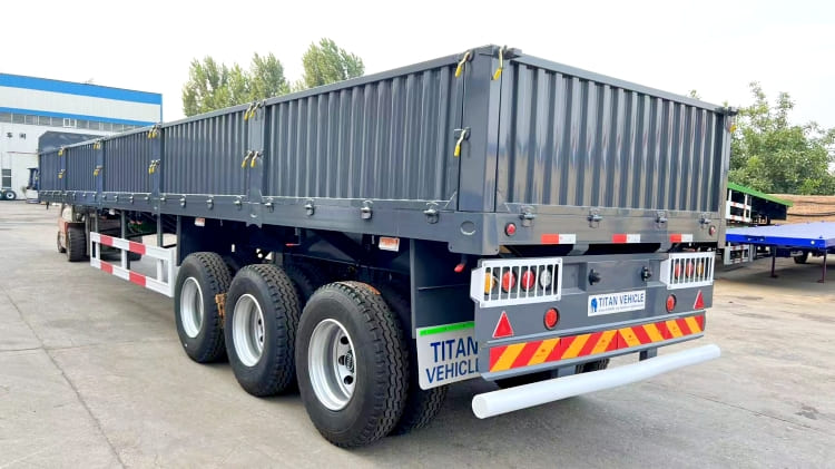 3 Axle 60 Ton Drop Side Trailers for Sale in Mozambique