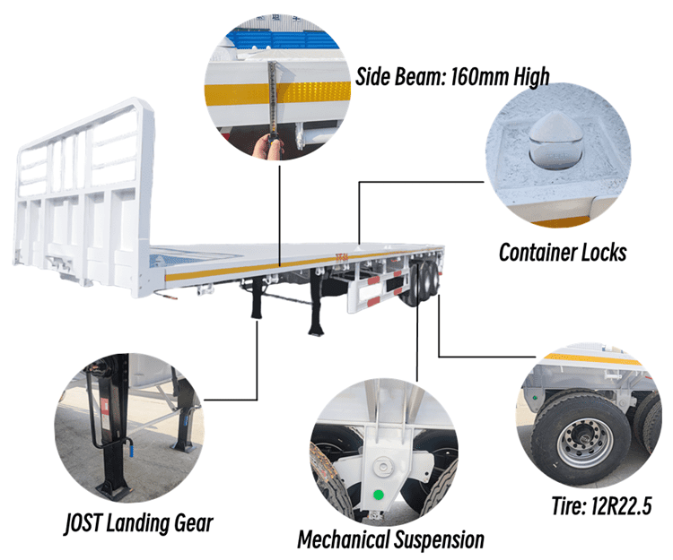 Tri Axle Trailer for Sale in Mozambique