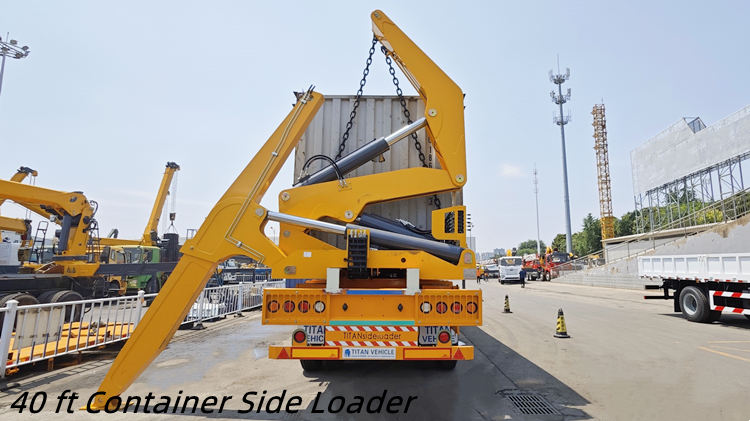 container side loader trailer