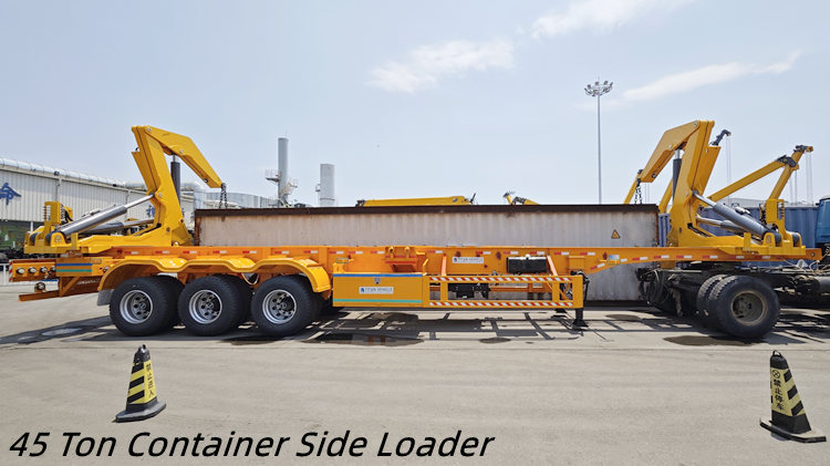 container side loader trailer